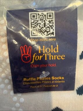 Hold for Three Ruffle Pilates Socks